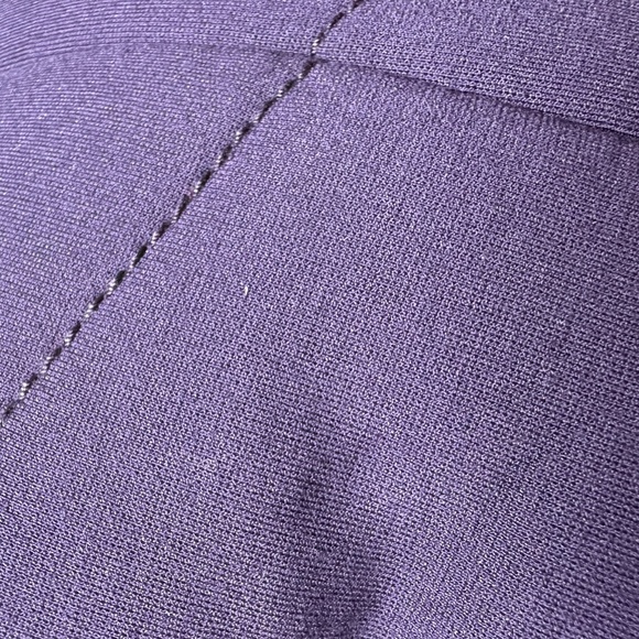 vest outdoor COLDWATER CREEK XS/S purple rayon knit blend zipz - Picture 6 of 11